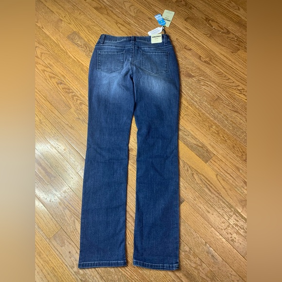 NWT Santana Jeans High Rise Slim Leg Blue Denim - Size 6 - Picture 2 of 9